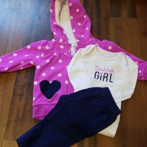 Daddys girl 3 piece outfit